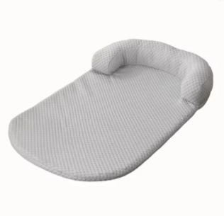 Paw & Pause Ice Silk Cooling Dog Bed with Pillow