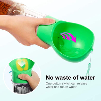 Paw & Pause Portable Dog Water Bottle — Leak-Proof Travel Dispenser
